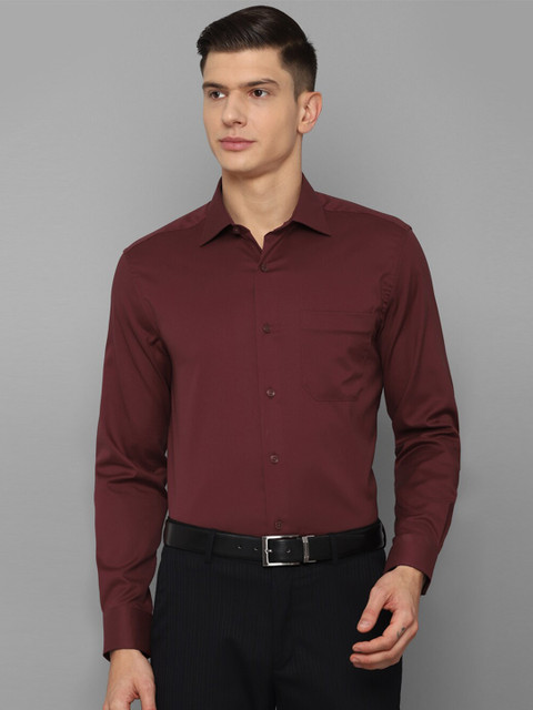

Louis Philippe Men Maroon Formal Shirt