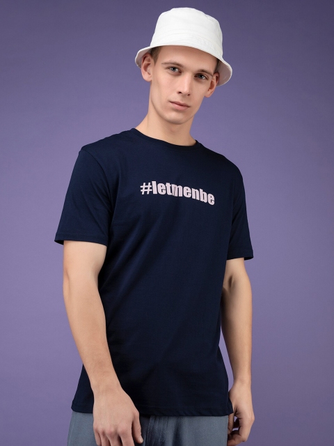 

FRATERNITY Men Yellow Typography T-shirt