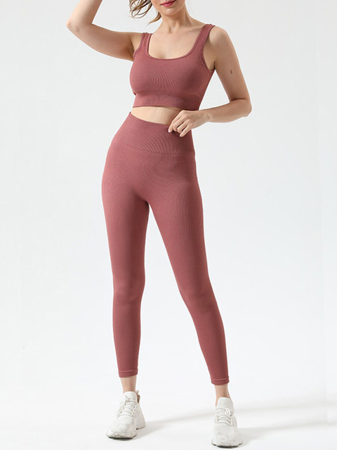 

URBANIC Women Brown Simplicity Gym Suit