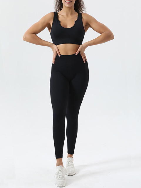

URBANIC Women Black Solid Tracksuit