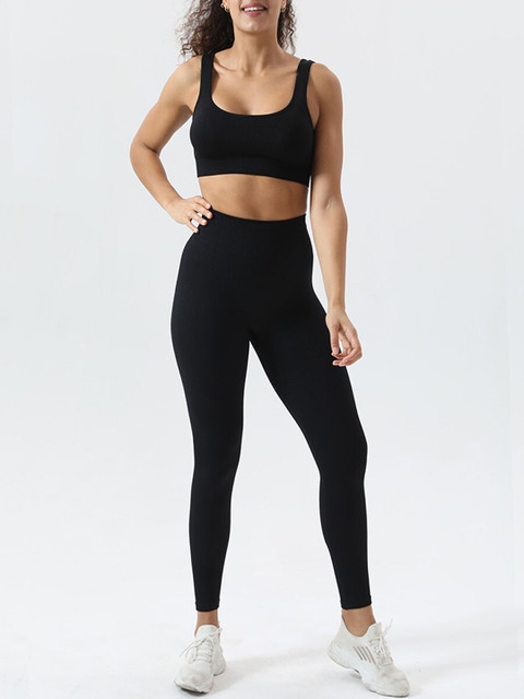 

URBANIC Women Black Solid Track Suit