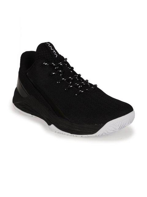 

Anta Men Black Mesh Basketball Non-Marking Shoes