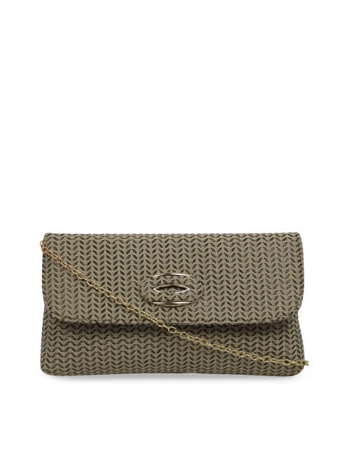 

LELYS Green Textured Purse Clutch