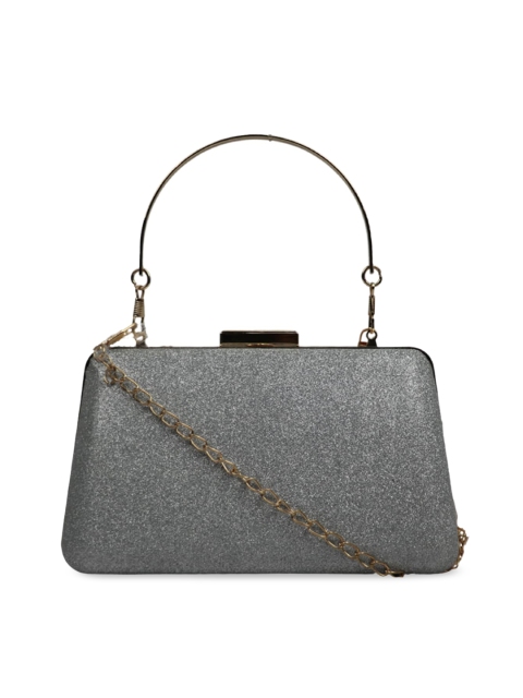 

LELYS Silver-Toned Party Box Clutch