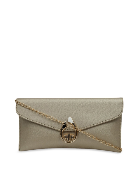 

LELYS Brown Textured Purse Clutch