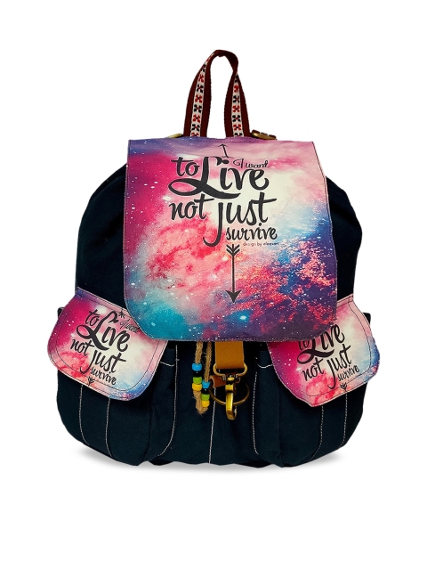 

Jhola Basta Women Navy Blue Backpacks