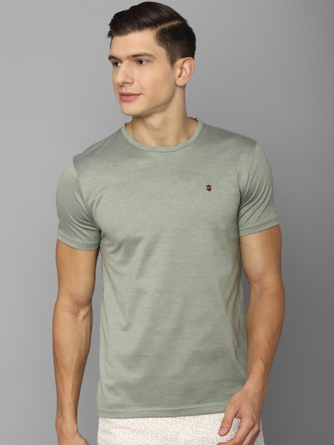 

Louis Philippe Sport Men Green Slim Fit T-shirt