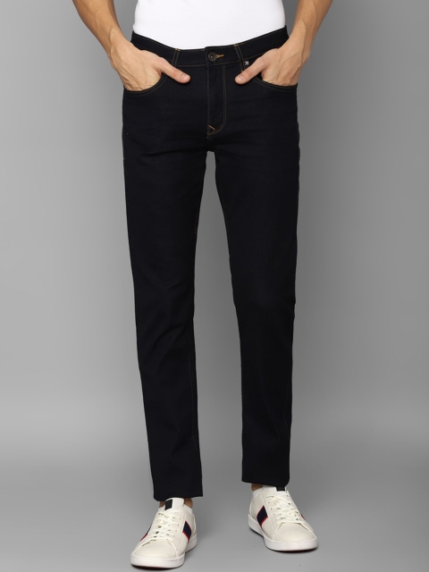 

Louis Philippe Jeans Men Navy Blue Slim Fit Low-Rise Jeans