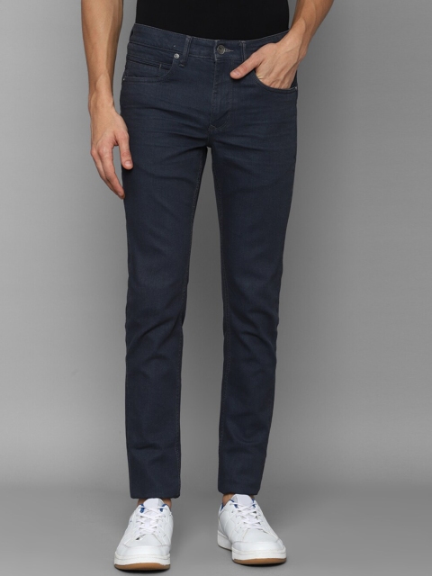 

Louis Philippe Jeans Men Navy Blue Slim Fit Low-Rise Jeans