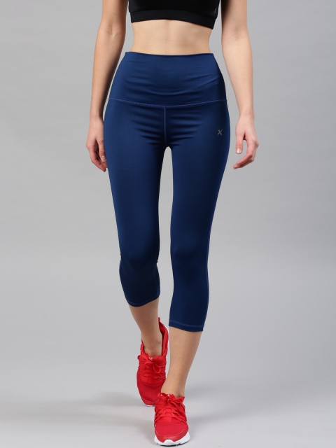 

HRX Active by Hrithik Roshan Blue Tights