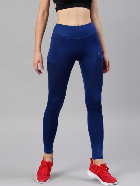 

HRX by Hrithik Roshan Active Navy Blue Tights