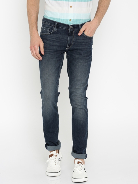 

Lee Men Navy Low-Bruce Skinny Fit Stretchable Jeans, Navy blue