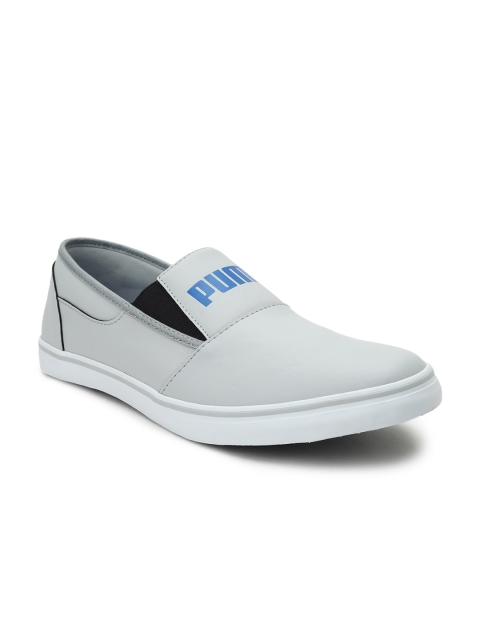 

Puma Men Grey & Blue Solid Slip-On Casual Shoes