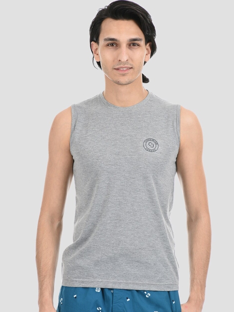 

Cloak & Decker by Monte Carlo Men Sleeveless T-shirt, Grey