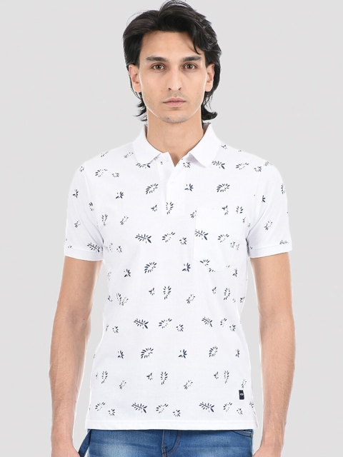 

Cloak & Decker by Monte Carlo Men White Printed V-Neck T-shirt