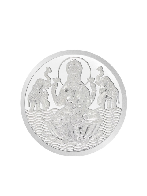

WHP JEWELLERS 999 Pure Silver Laxmi Coin - 10 Gm
