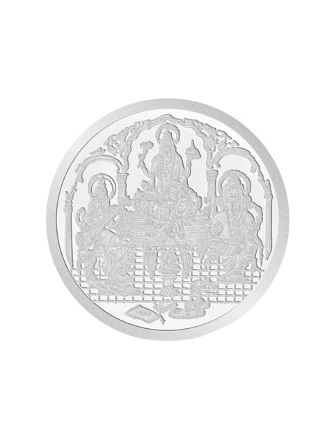 

WHP JEWELLERS 999 Pure Silver Trimurthi Coin - 20 Gm