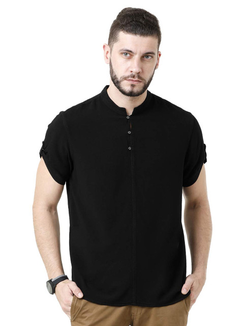

IDENTITI Men Black Casual Shirt