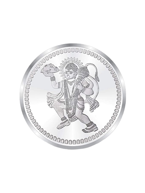

LeCalla 999 Pure Silver Hanuma BIS Hallmarked Coin - 10 Gm