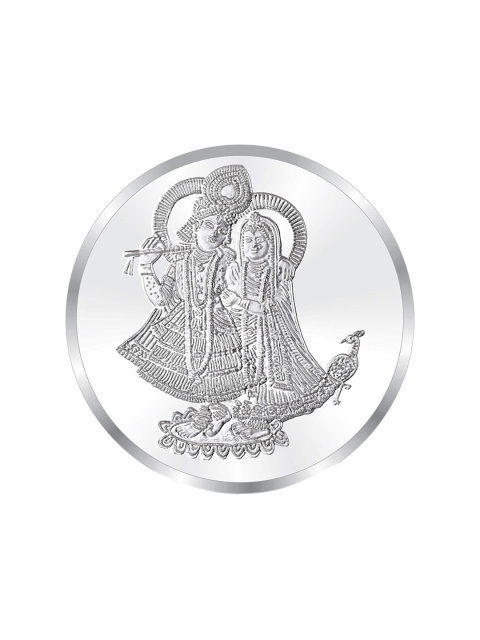

LeCalla 999 Pure Silver Radha Krishna BIS Hallmarked Coin - 10 Gm