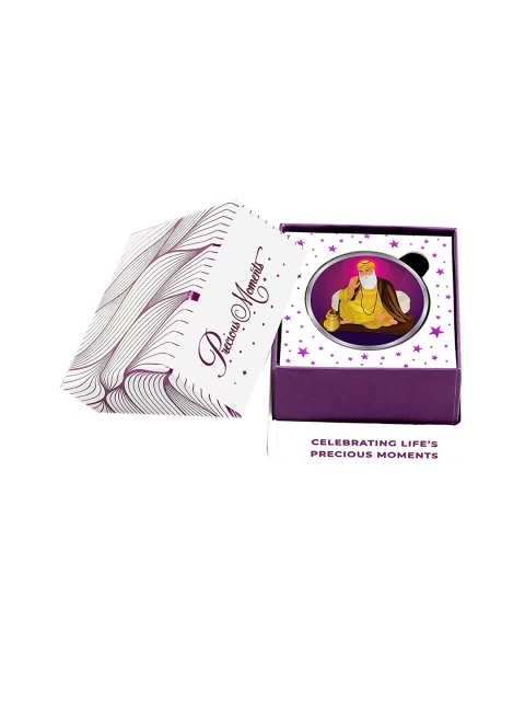 

LeCalla 999 Pure Silver Guru Nanak Dev Ji BIS Hallmarked Coin - 10 Gm