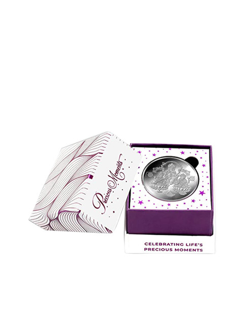 

LeCalla Laxmi Ganesha and Saraswati 10 Gram 999 Round Silver Coin
