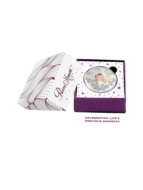 

LeCalla Silver-Toned 999 Pure Silver New-Born Coin