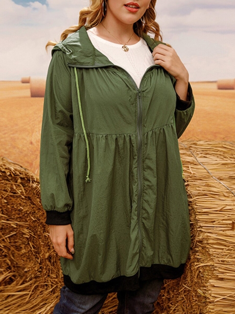 

URBANIC Women Green Longline Tailored Jacket