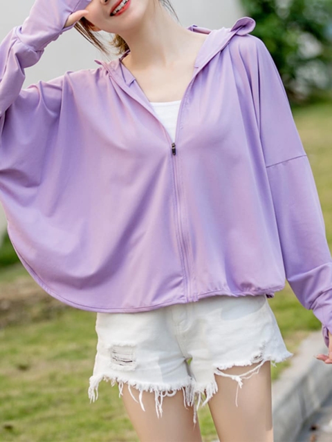 

URBANIC Women Purple Floral Crop Bomber with Patchwork Jacket