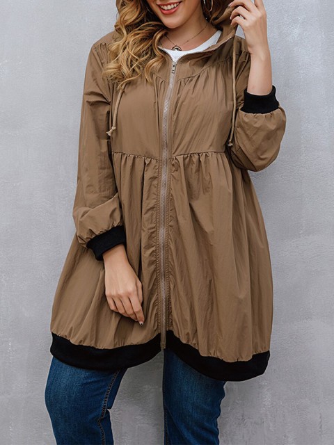 

URBANIC Women Brown Longline Tailored Jacket
