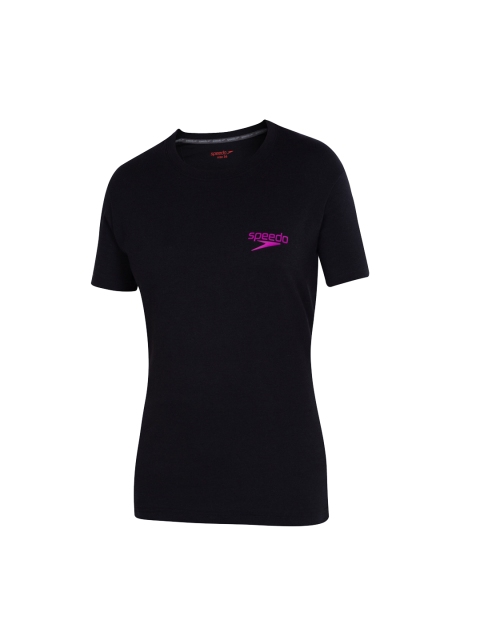 

Speedo Women Black Brand Logo Printed Tankini
