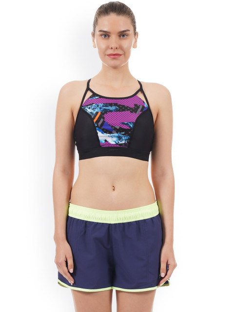 

Speedo Women Navy Blue Solid Swim Bottoms
