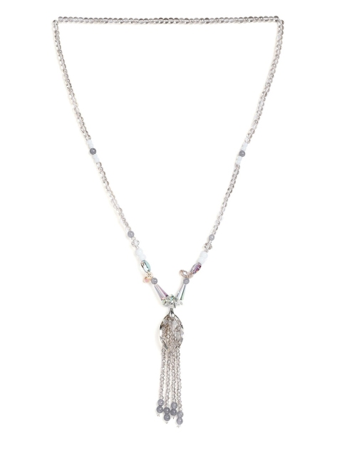 

Blisscovered Grey & White Necklace