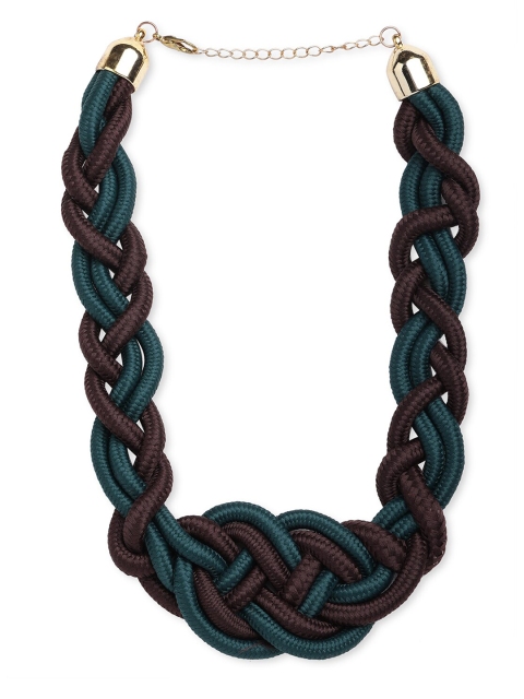 

Blisscovered Green & Brown Necklace