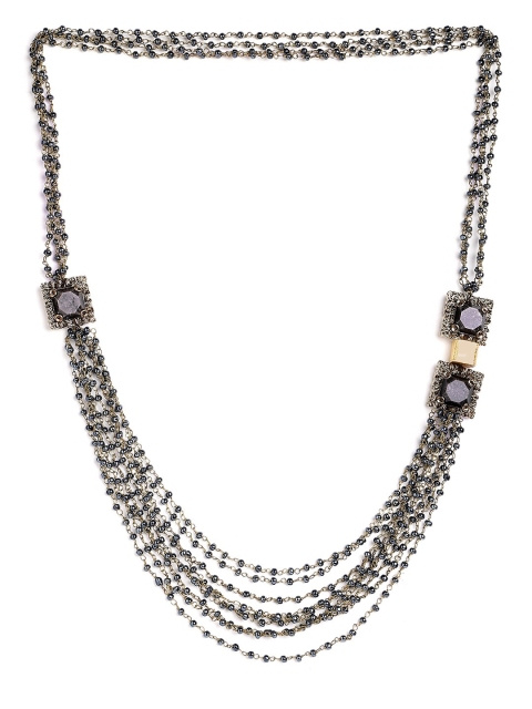 

Blisscovered Navy Blue Necklace