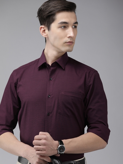 

Arrow Men Purple Solid Original Slim Fit Formal Shirt