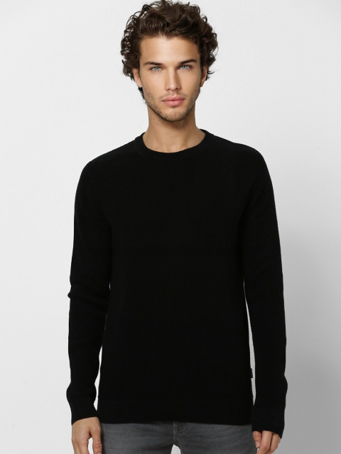 

Jack & Jones Men Black Pullover