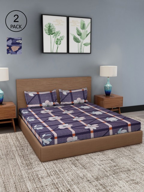 

Dhrohar Unisex Multi Bedsheets, Grey