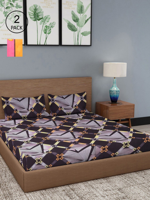 

Dhrohar Unisex Multi Bedsheets, Grey
