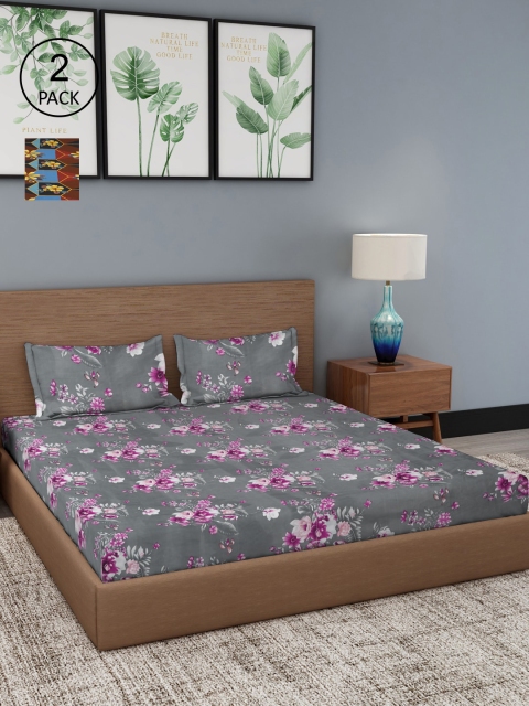 

Dhrohar Unisex Multi Bedsheets, Pink