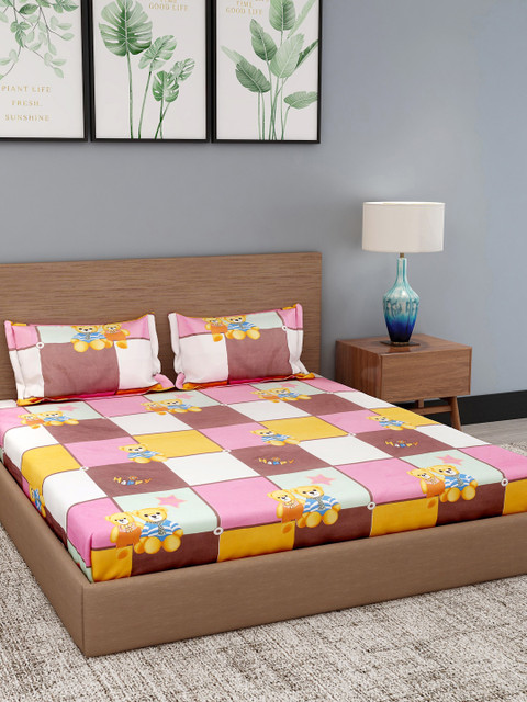 

Dhrohar Unisex Multi Bedsheets, White