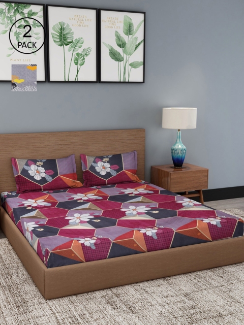 

Dhrohar Unisex Multi Bedsheets, Grey