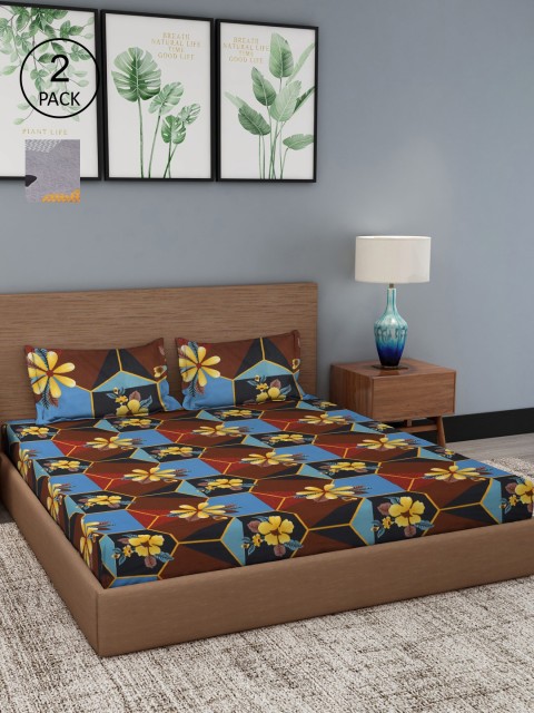 

Dhrohar Unisex Multi Bedsheets, Grey