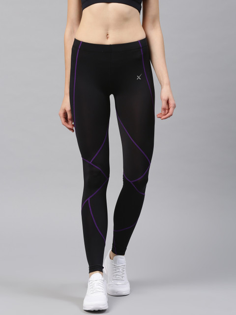 

HRX by Hrithik Roshan Active Black Compression Tights
