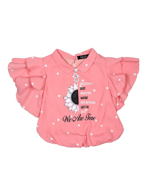 

Albion Pink Print Shirt Style Top