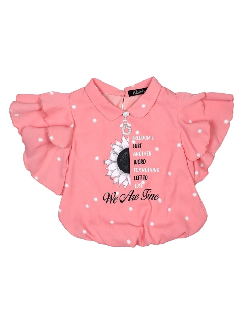 

Albion Pink Print Shirt Style Top