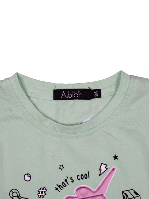 

Albion Green Print Top