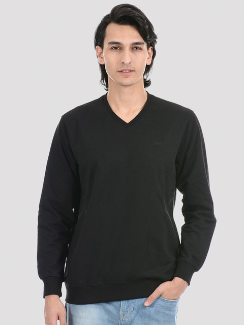 

Cloak & Decker by Monte Carlo Men Black Pullover Sweatshirt