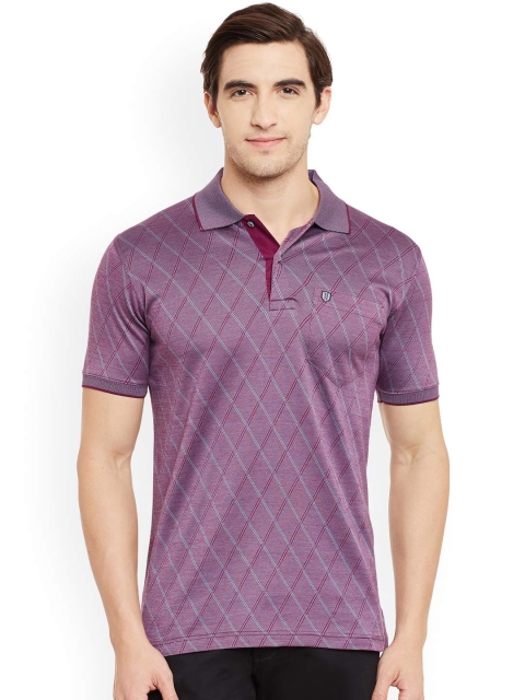 

Duke Purple Self Design Polo T-shirt