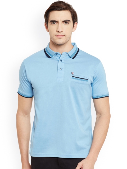 

Duke Blue Solid Polo T-shirt